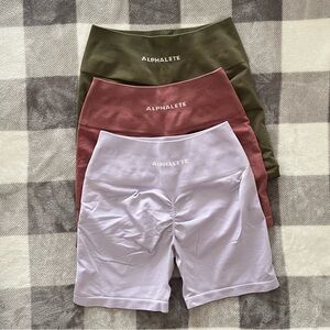 Alphalete Amplify Shorts 4.5” Bundle